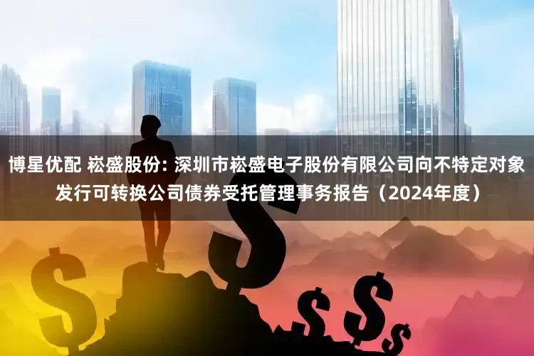 博星优配 崧盛股份: 深圳市崧盛电子股份有限公司向不特定对象发行可转换公司债券受托管理事务报告（2024年度）