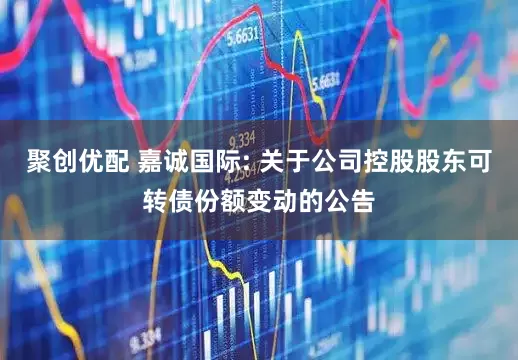 聚创优配 嘉诚国际: 关于公司控股股东可转债份额变动的公告